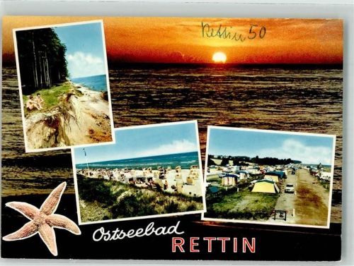 23730 W2430 Rettin Foto AK Campingplatz Schwimmbad Strand
