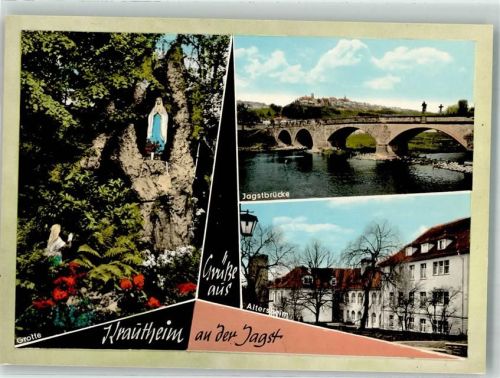 Krautheim Grotte Jagstbrücke Altersheim