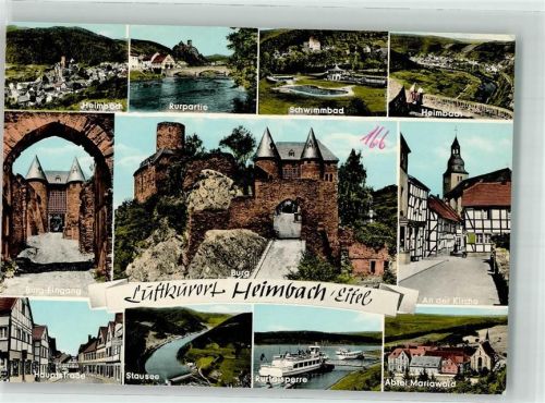 Heimbach Stausee Schwimmbad Abtei Mariawald