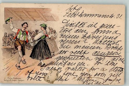 1897 Tiroler Postkarten Verlag M. Seeger