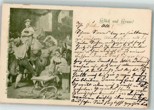 1901 sign. Lierenmeyer Tracht F.A. Ackermann Kunstverlag No. 80