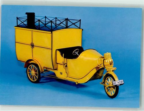 1983 Elektrodreirad der Reichspost um 1910 Post Museumskarten