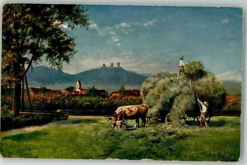1916 3 Exen Heuernte Bayer. Feld-Postexped. 6. Landwehr Div.