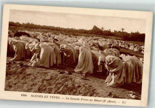 Nr. 6164 Scenes et Types - La Grande Priere au Desert