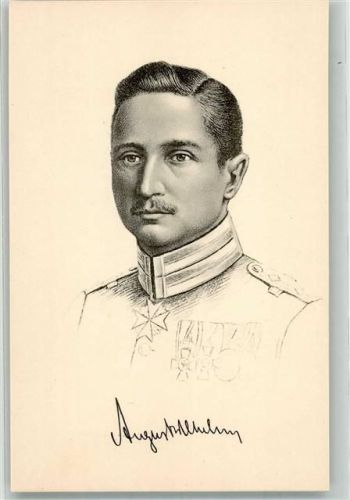 August Wilhelm Faksimile Unterschrift Verlag Stengel Nr. 49450