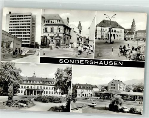 Sondershausen Postamt Rathaus Schloss Gasthaus