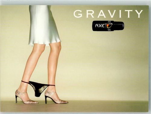 Gravity the new deodorant bodyspray Axe Erotik