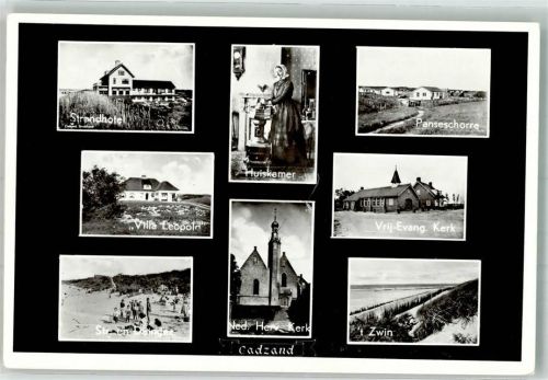 Cadzand Tracht Kirche Ev. Kirche Pension Hotel