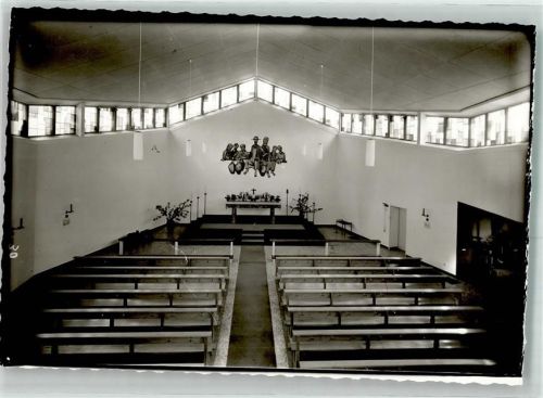 Kirchohsen Katholische Kirche Inneres Altar Ort handschriftlich Foto Original aus Archiv eines Ansichtskartenverlags