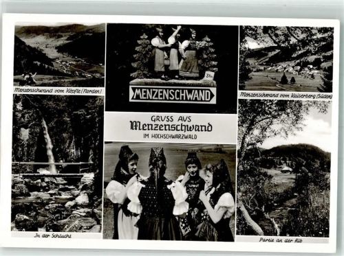 Menzenschwand Tracht Wegweiser