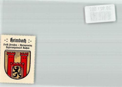 Heimbach Wappenmarke Kaffee Hag Nr. 10