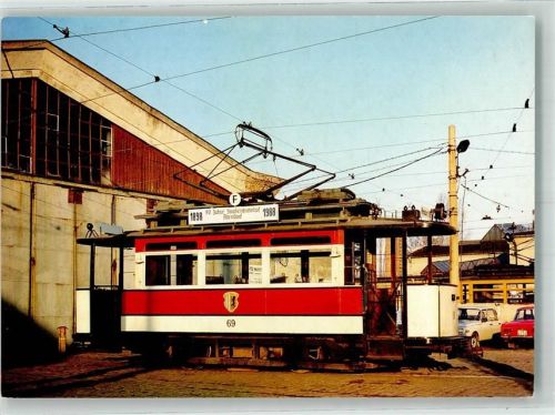 Altendorf Straßenbahn Baujahr 1919 90 Jahre 1898 bis 988 Foto Böttger