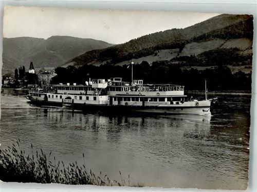 Raddampfer MS Stadt Passau der Ersten Donau-Dampfschiffahrts-Gesellschaft Bordstempel