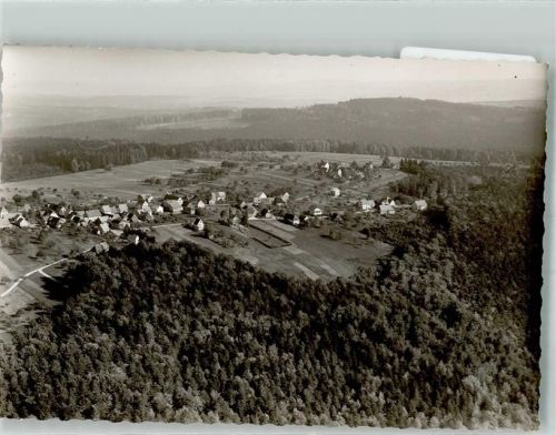 Bernbach Fliegeraufnahme des Ortes Foto Original aus Archiv eines Ansichtskartenverlags Ort handschriftlich
