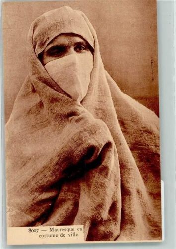 Nr. 8007 Mauresque en costume de ville Burka