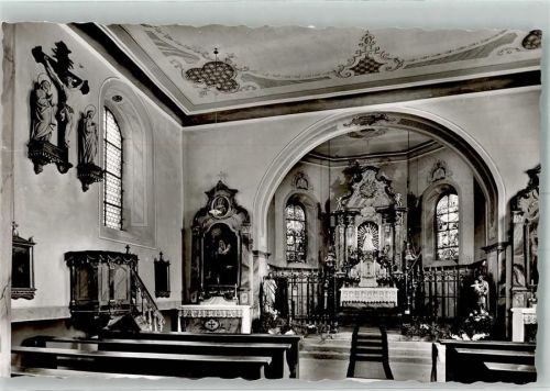 79271 W7811 St. Peter , Schwarzw Foto AK Kirche Haus Maria Lindenberg