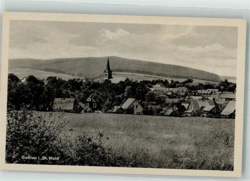 Gehren mit Stadtkirche Fotograf Bechstein Nr. 2666