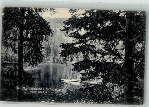 Mummelsee Ruderboot auf dem See Fotograf Käshammer 2594