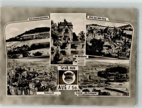 Aue 1963 Krankenhaus Stadion Am Muldetal