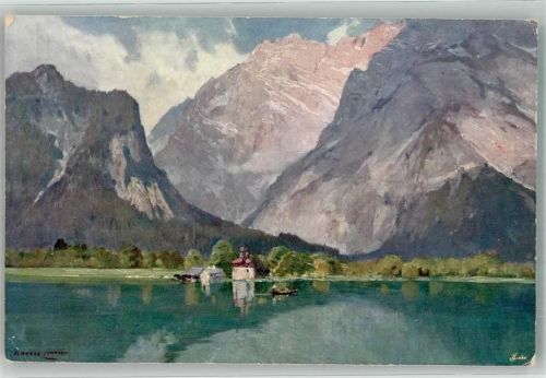 St. Bartholomä am Königssee Alpiner Kunstverlag Eugen Richter Nr. 18