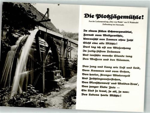 Loffenau Waldgasthaus zur Plotzsägemühle