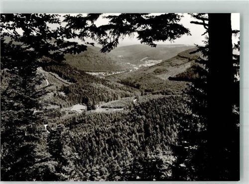 Loffenau Blick v. Großen Loch ins Albtal