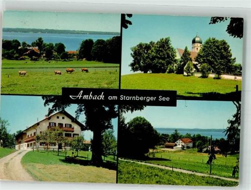 Ambach mit Kirche St. Johann Baptist Fotograf Willi Huttig