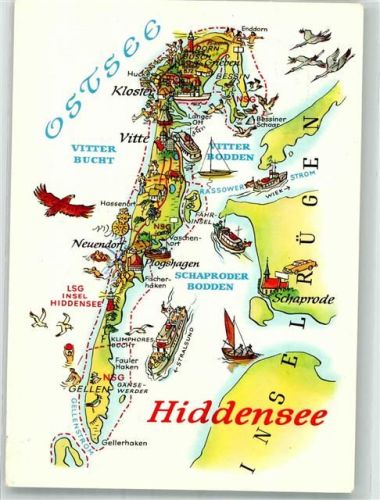 Insel Hiddensee si Hoppe A. Lankarte