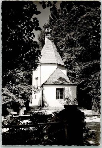 Bad Adelholzen Primuskapelle Foto Original aus Archiv eines Ansichtskartenverlags Ort handschriftlich