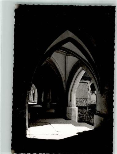 Laufen Kreuzgang im Kloster Foto Original aus Archiv eines Ansichtskartenverlags Ort handschriftlich