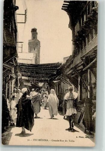 Fes Marktszene Tracht Grande Rue du Taläa
