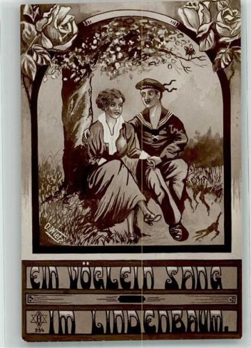 sign. Wietz O. Ein Vöglein Sang im Lindenbaum B.H.R. 254