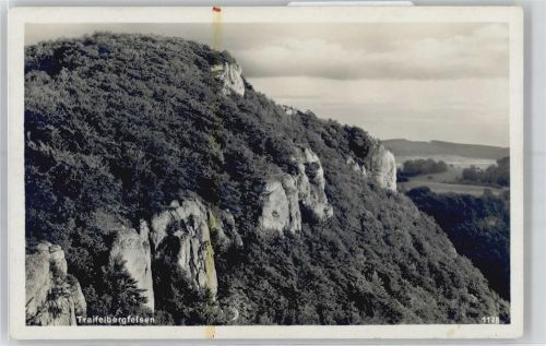 72805 W7414 Honau , Württ Gebrauchsspuren Traifelbergfelsen
