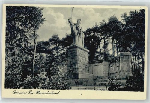 Demmin Ulanen Denkmal , Marke entfernt