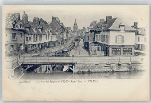 Amiens Rue des Majots, Eglise Saint-Leu