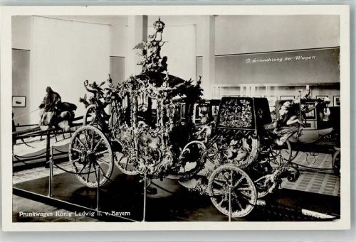 München Prunkwagen König Ludwig II v. Bayern Deutsches Museum