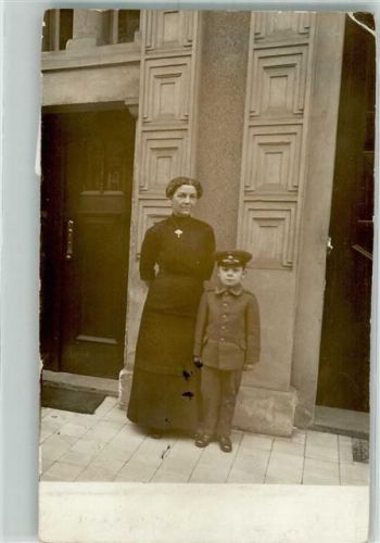 Wilmersdorf 1914 Kind Uniform Frau Ort lt. Stempel Privatfoto- AK