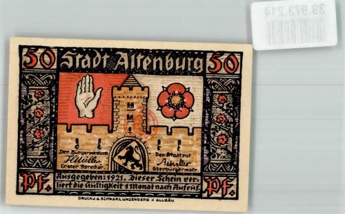 Altenburg 1921 50 Pfennig