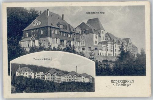42799 W5653 Roderbirken , Rheinland - Sanatorium, Männerabteilung, Frauenabteilung