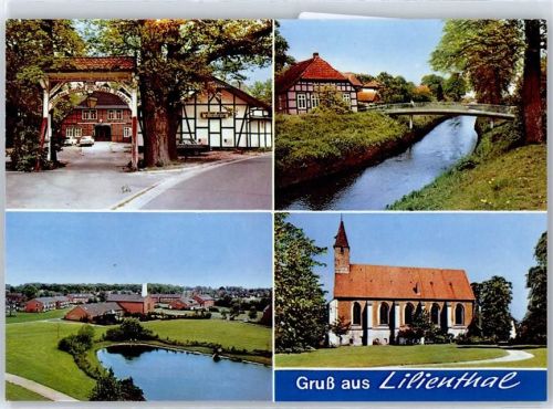 Lilienthal Murken´s Gasthof, Kirche, Brücke