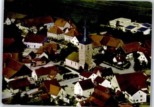Schwabach Fliegeraufnahme, St. Michelskirche, Weinfeld