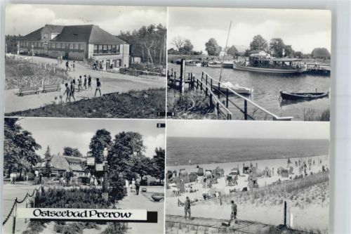 Ostseebad Prerow HO- GASTSTÄTTE Dünenhaus, Am Cafe Strandeck, am Hafen