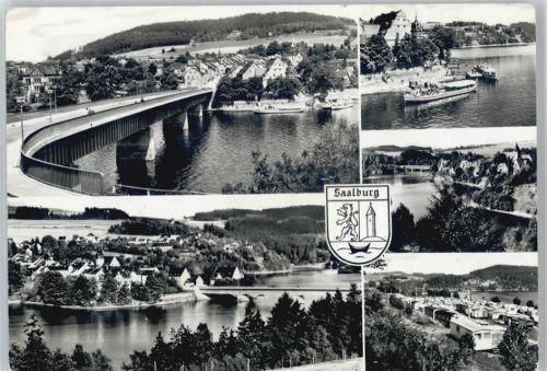 Saalburg Ortsansicht, Stausee der Bleiloch- Saaletalsperre
