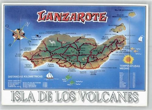 Arrecife Leporello, Insel-Übersicht