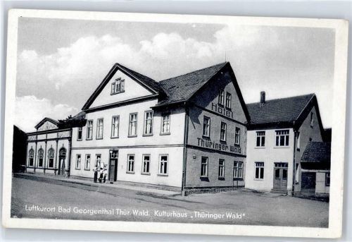 99887 O5805 Georgenthal , Thüringerw - Kulturhaus Hotel Thüringer Wald