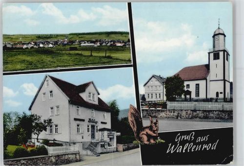 Wallenrod Kirche, Ortsansicht, Dorfkrug