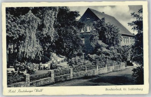 49545 W4542 Brochterbeck Gebrauchsspuren Hotel Teutoburger Wald