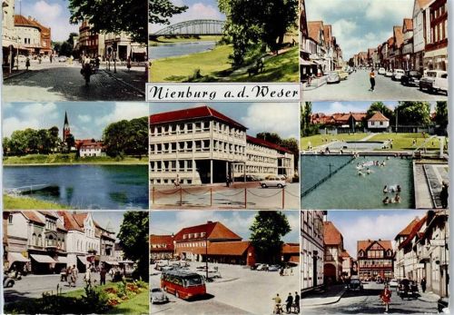 31582 W3070 Nienburg (Weser) - Schwimmbad , Hauptstrasse