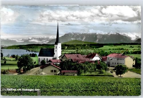 83373 W8221 Taching a. See - Dachstein, Untersberg, Kirche