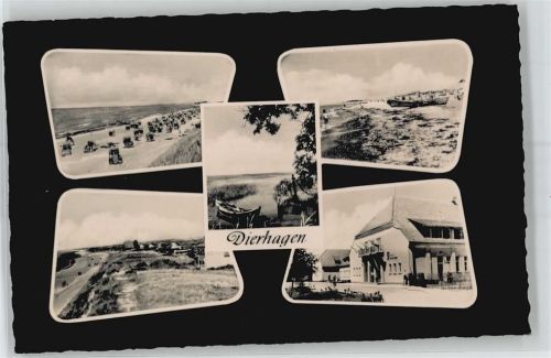 Dierhagen Strand, Brandung, Gasthaus